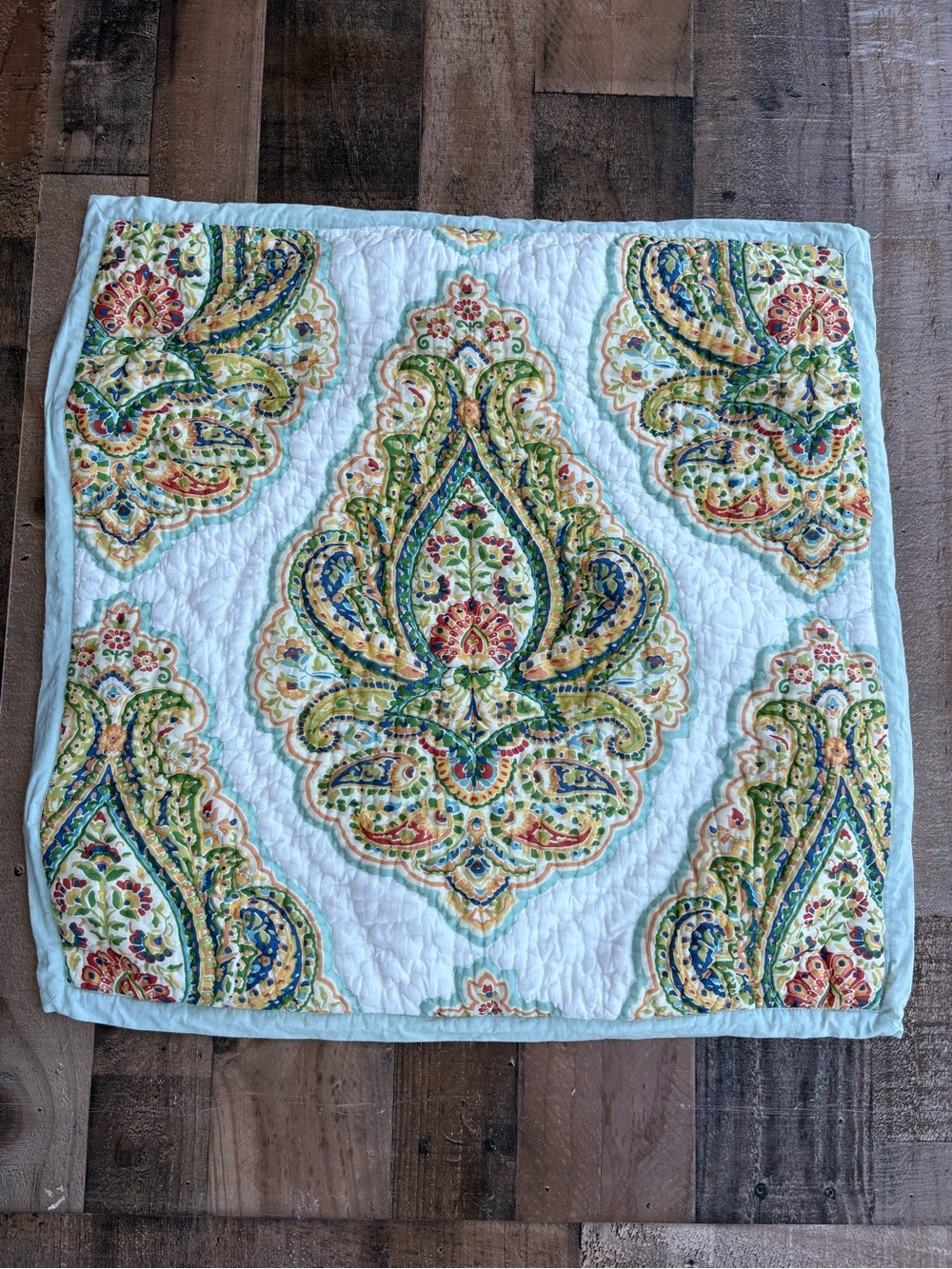 Pottery Barn Euro Sham Paisley 2013